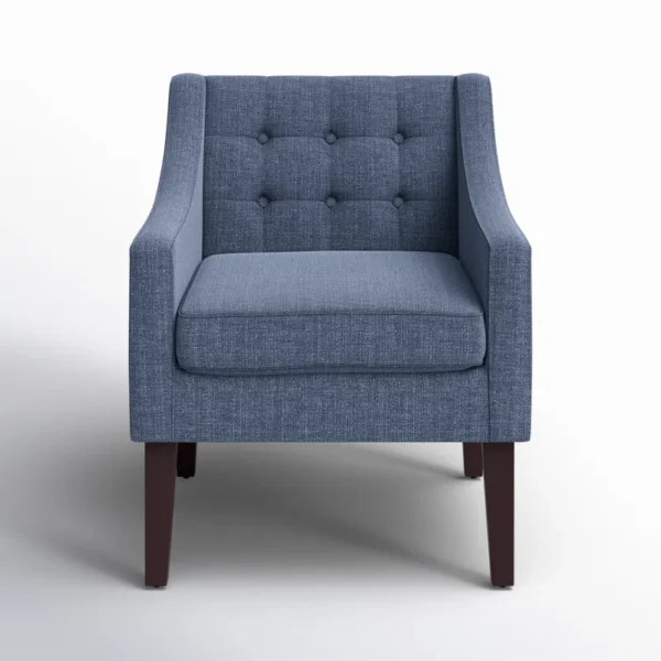 Eric Woodworks™ Clopton Elegance 26" Tufted Armchair - Image 3