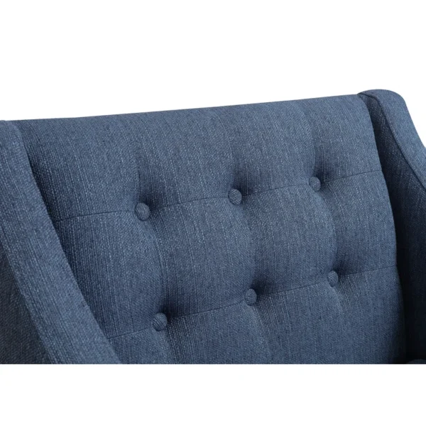 Eric Woodworks™ Clopton Elegance 26" Tufted Armchair - Image 5