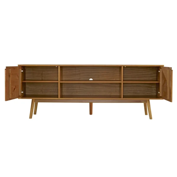 Stylish 75" TV Stand | Solid Wood, Scandinavian Design – Buy in Kenya - Image 3