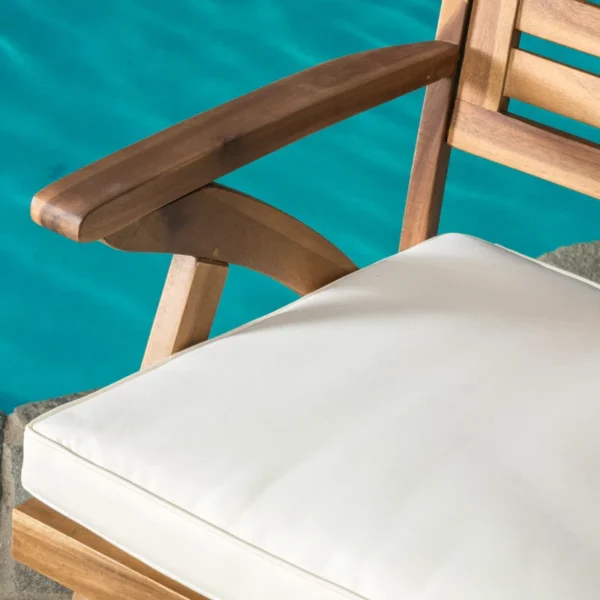 Eric Woodworks™ 2-Person Round Outdoor Dining Set – Handcrafted in Kenya - Image 9