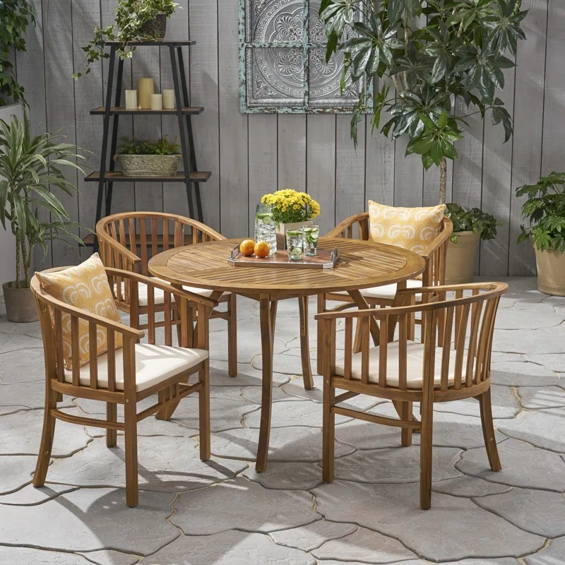 4-seater round outdoor dining set Kenya