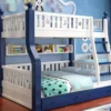 Simplicity Multifunctional Mother & Child Bunk Wooden Bed – Space-Saving & Durable