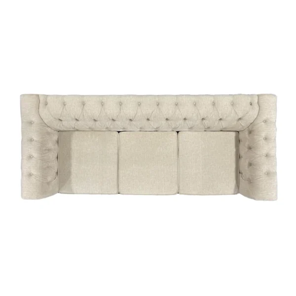 Eric Woodworks™ Bosworth Cheadle 2-Piece Chesterfield Living Room Set with Sofa and Loveseat - Image 6