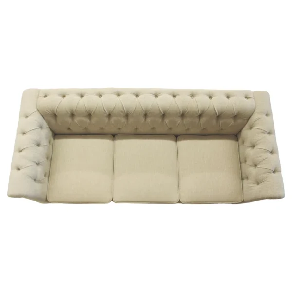Eric Woodworks™ Bosworth Cheadle 2-Piece Chesterfield Living Room Set with Sofa and Loveseat - Image 7