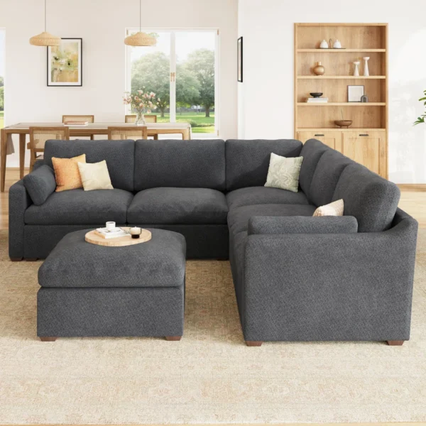 modular L-shaped sectional sofa