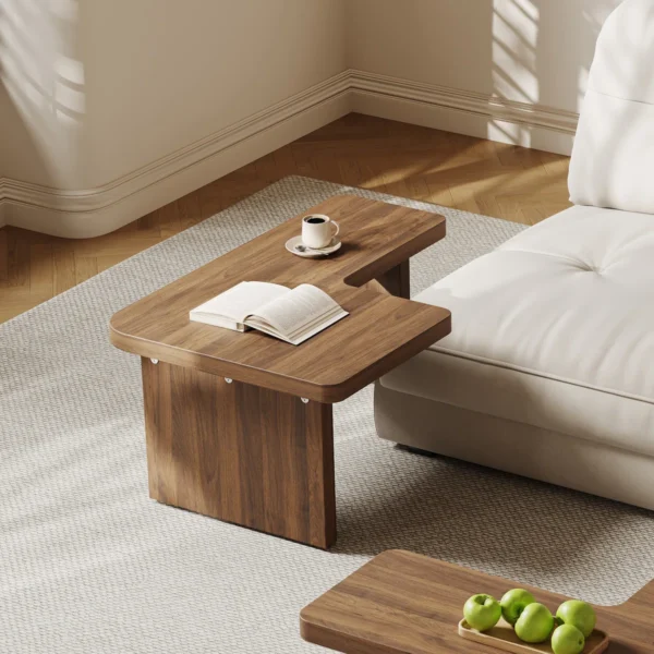 Eric Woodworks™ Mid-Century Modular Coffee Table Set (2-Piece) - Image 10