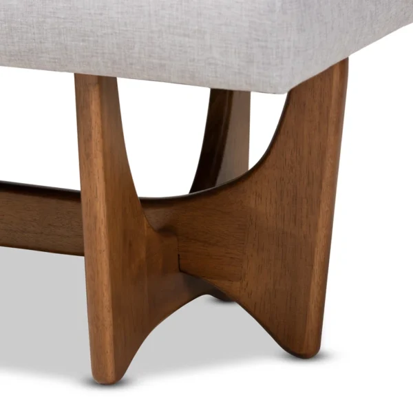 Eric Woodworks™ Parkchester Polyester Upholstered Bench - Image 3