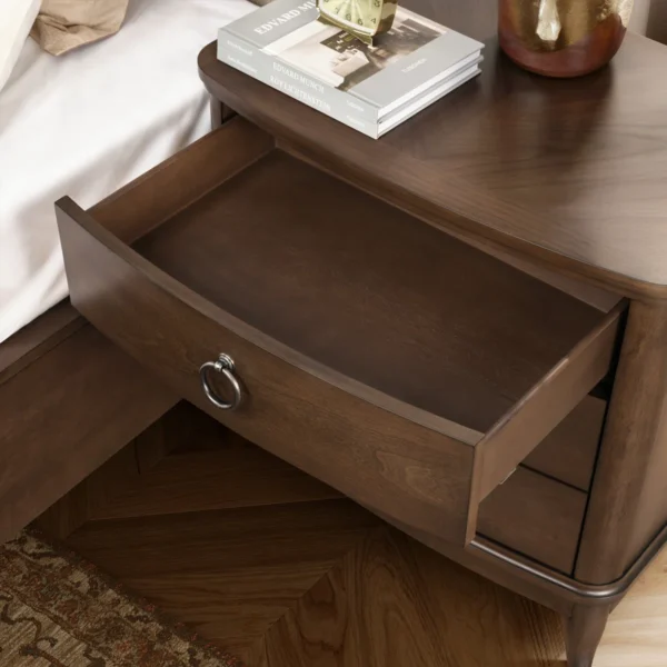 Riverstone™ 4PC Upholstered Bedroom Set – Whiskey Brown Luxury with Bed, Dresser, Chest & Nightstand - Image 2