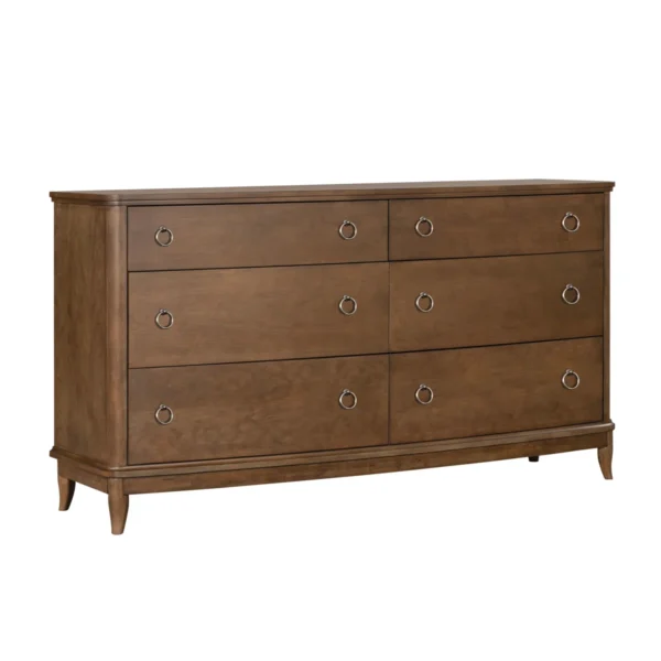Riverstone™ 4PC Upholstered Bedroom Set – Whiskey Brown Luxury with Bed, Dresser, Chest & Nightstand - Image 17