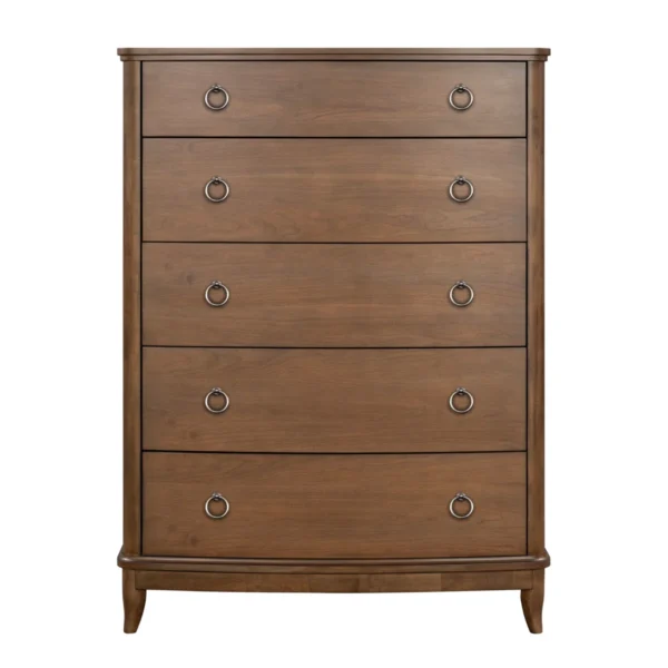 Riverstone™ 4PC Upholstered Bedroom Set – Whiskey Brown Luxury with Bed, Dresser, Chest & Nightstand - Image 22