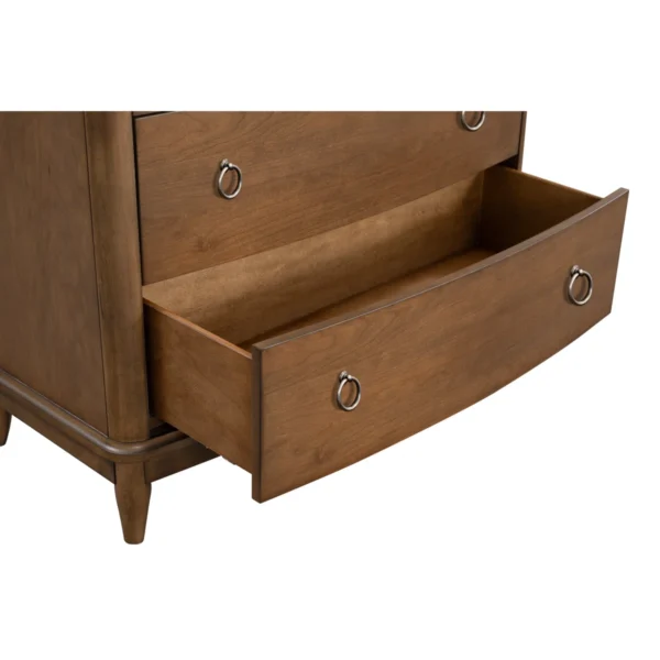 Riverstone™ 4PC Upholstered Bedroom Set – Whiskey Brown Luxury with Bed, Dresser, Chest & Nightstand - Image 8