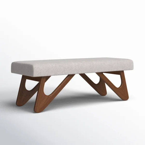 Eric Woodworks™ Valladares Upholstered Bench - Image 8
