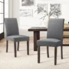 Bontrager 20'' H Linen Dining Chair - Upholstered Parsons Side Chair (Set of 2)