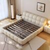 Modern Luxury Upholstered Platform Bed Frame – Pine Wood, Storage, Nairobi | Eric Woodworks