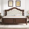 solid hardwood mahogany beds